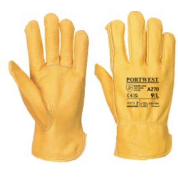 Leather Driver 100 Cow Grain Glove Thumbnail