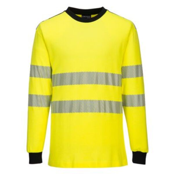 PW3 Modaflame Knit Hi-Vis FR Long Sleeve T-Shirt Thumbnail
