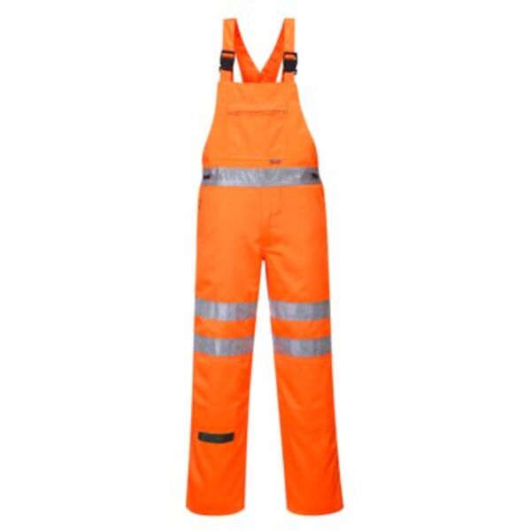 Hi-Vis Polycotton Service Bib and Brace Thumbnail